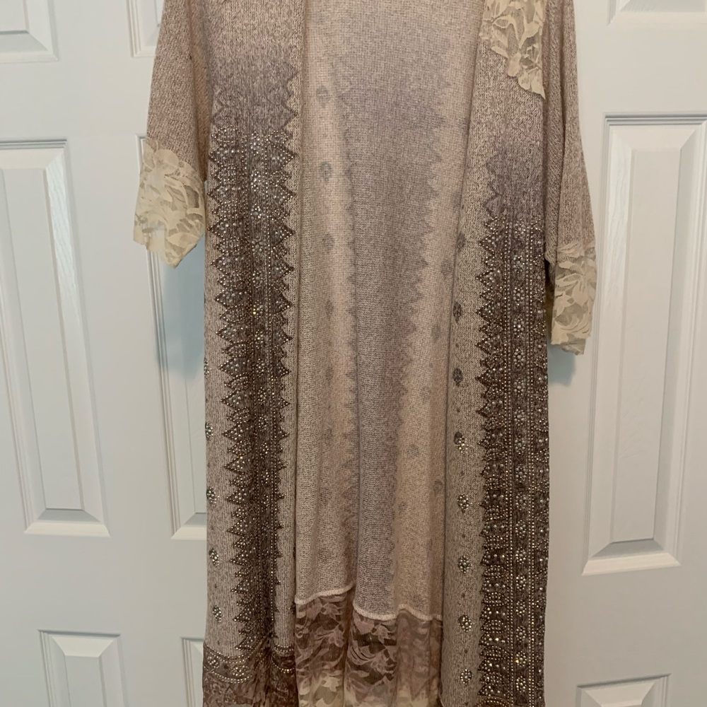 Western style rhinestone Cardi Plus size